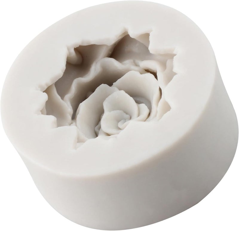 TAOXIBEI Rose Flower Polymer Clay Molds Flower Silicone Mold for DIY Crafts Epoxy Resin Casting Air Dry Polymer Clay Plaster Jewelry Making - Image 3